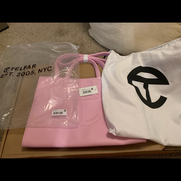Telfar Bubblegum Pink Medium Shopping Bag - Picture 3 of 4